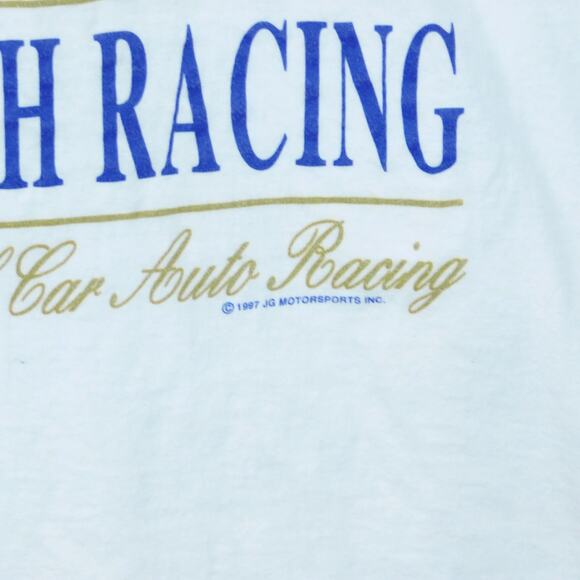 Vintage Jeff Gordon Ringer T Shirt Size L Chase Authentics Spellout 1997 - Picture 5 of 7